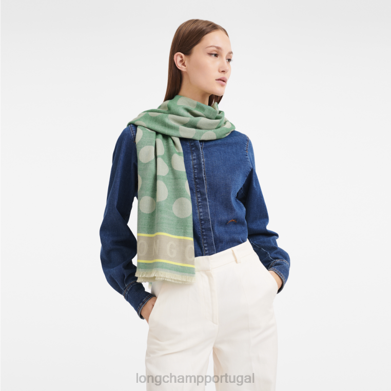 acessórios grama/luz verde H88N993 estola coleção primavera/verão 2023 homens Longchamp