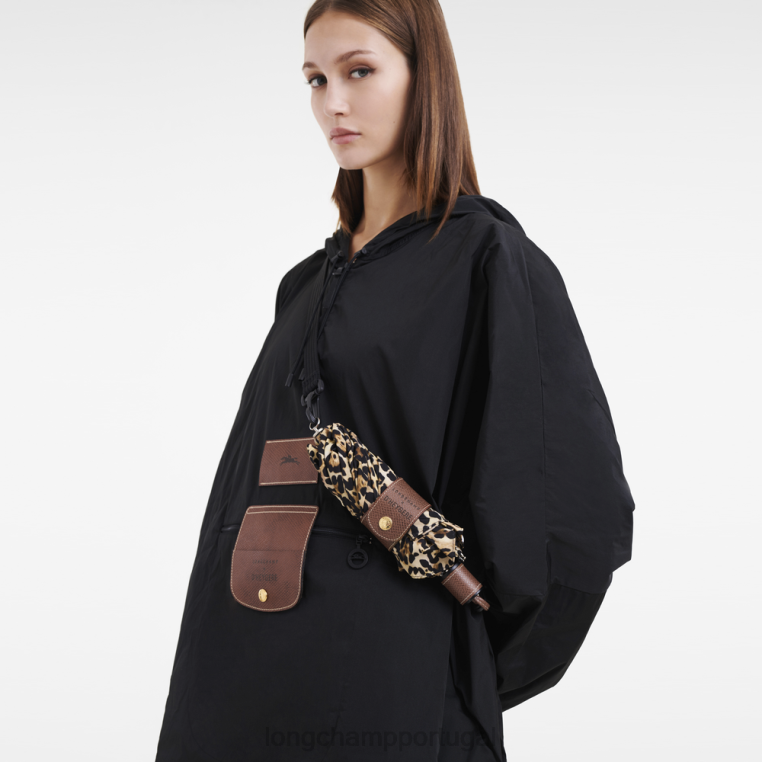 acessórios estampa de pantera H88N966 guarda-chuva homens Longchamp X D'heygere