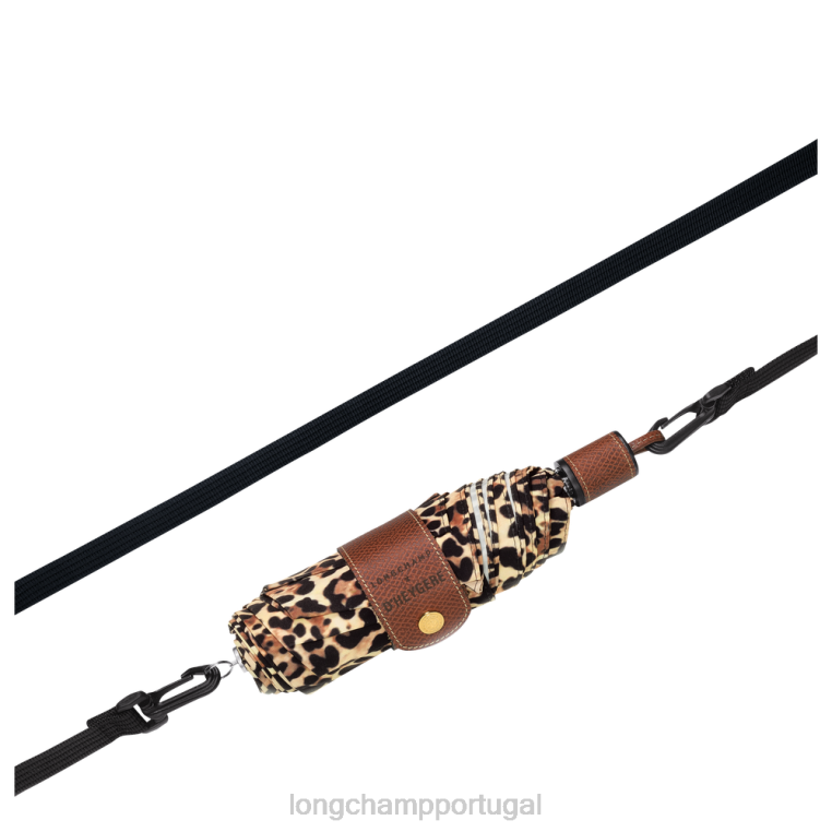 acessórios estampa de pantera H88N966 guarda-chuva homens Longchamp X D'heygere