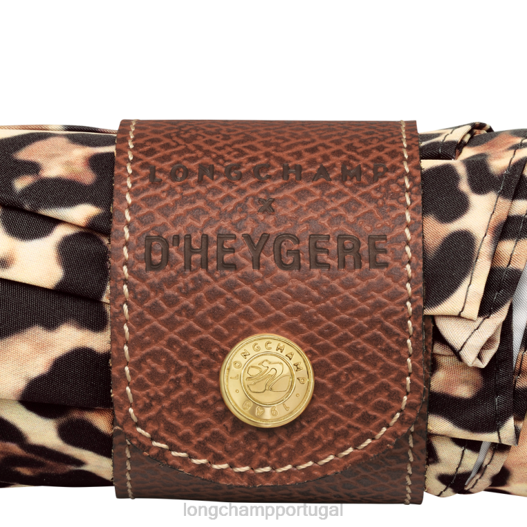 acessórios estampa de pantera H88N966 guarda-chuva homens Longchamp X D'heygere