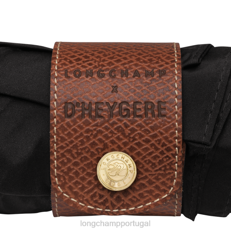 acessórios preto H88N962 guarda-chuva homens Longchamp X D'heygere