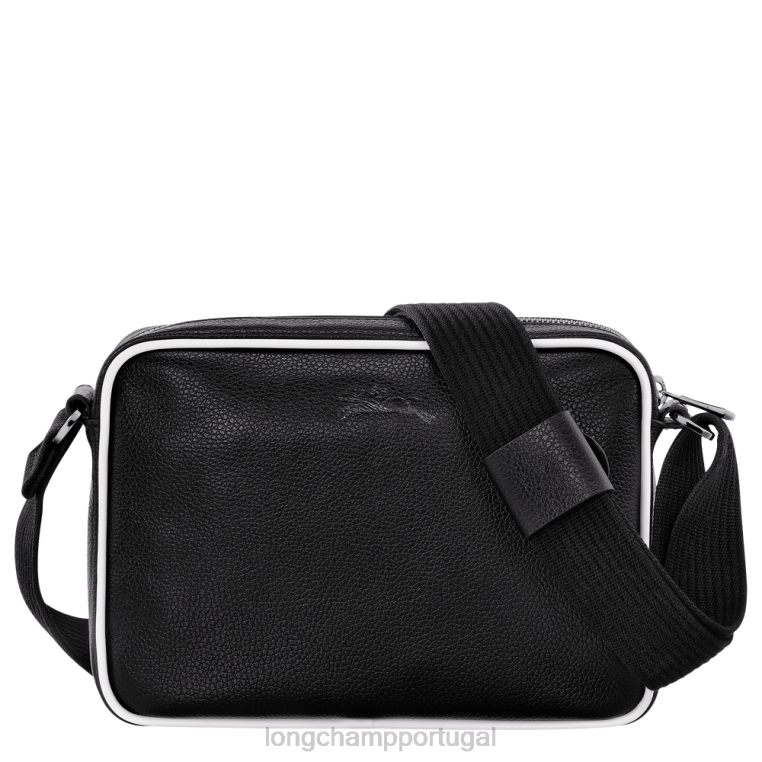bolsas Preto branco H88N1124 bolsa para câmera le foulonne homens Longchamp