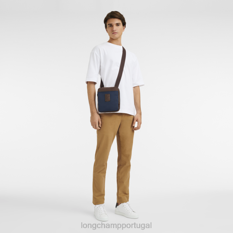 bolsas azul H88N1109 bolsa crossbody boxford homens Longchamp