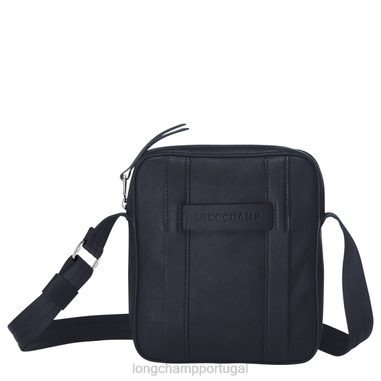 bolsas azul da meia noite H88N1088 Bolsa transversal 3d homens Longchamp