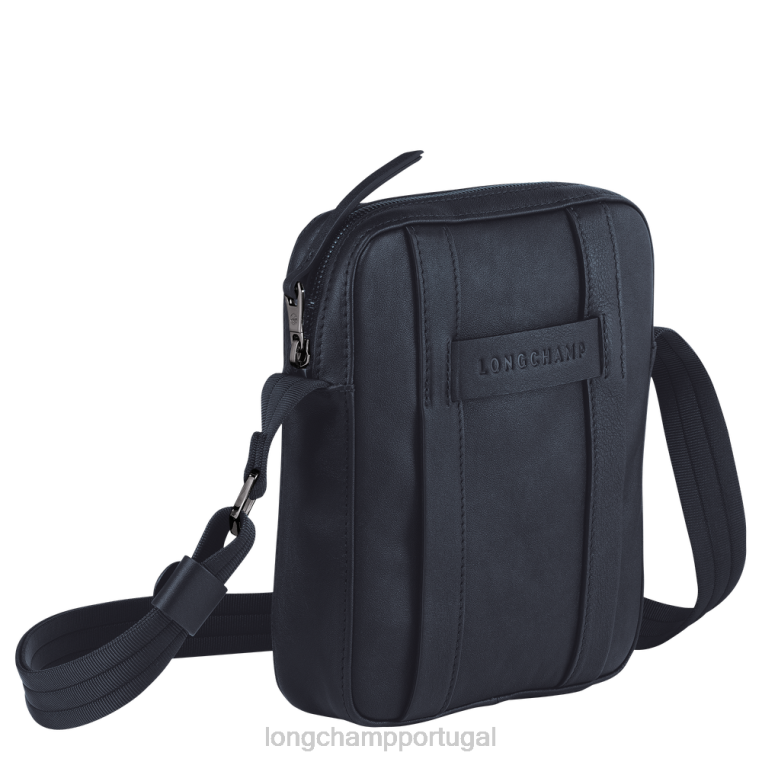 bolsas azul da meia noite H88N1088 Bolsa transversal 3d homens Longchamp