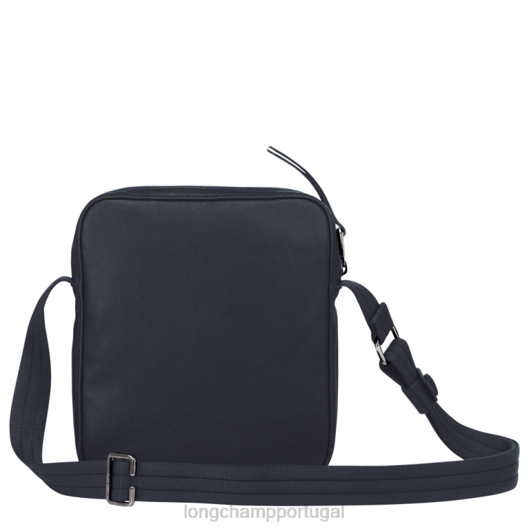 bolsas azul da meia noite H88N1088 Bolsa transversal 3d homens Longchamp