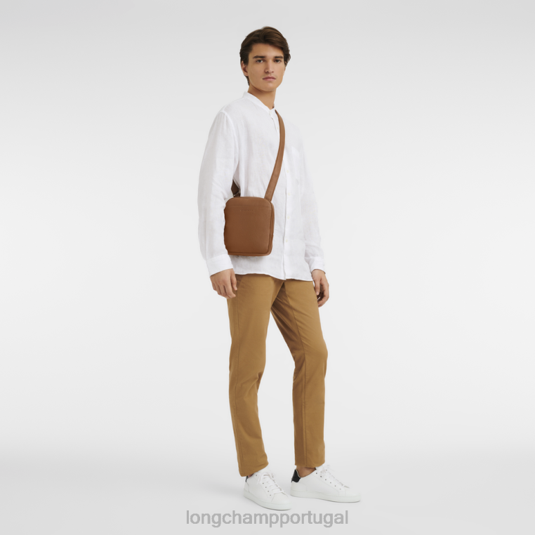 bolsas caramelo H88N1087 bolsa tiracolo le foulonne homens Longchamp