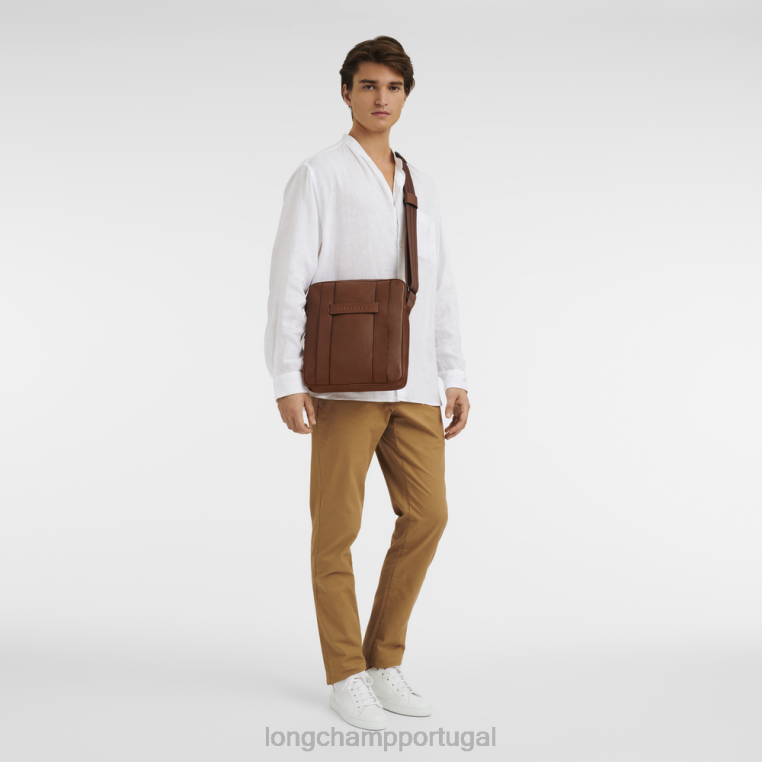 bolsas conhaque H88N1126 Bolsa transversal 3d homens Longchamp