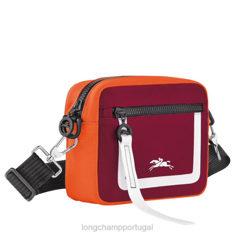 bolsas laranja/bordô H88N335 bolsa para câmera da coleção le pliage homens Longchamp