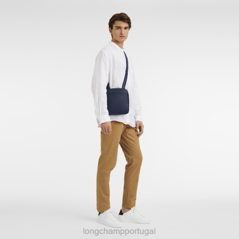 bolsas marinha H88N1123 bolsa tiracolo le foulonne homens Longchamp