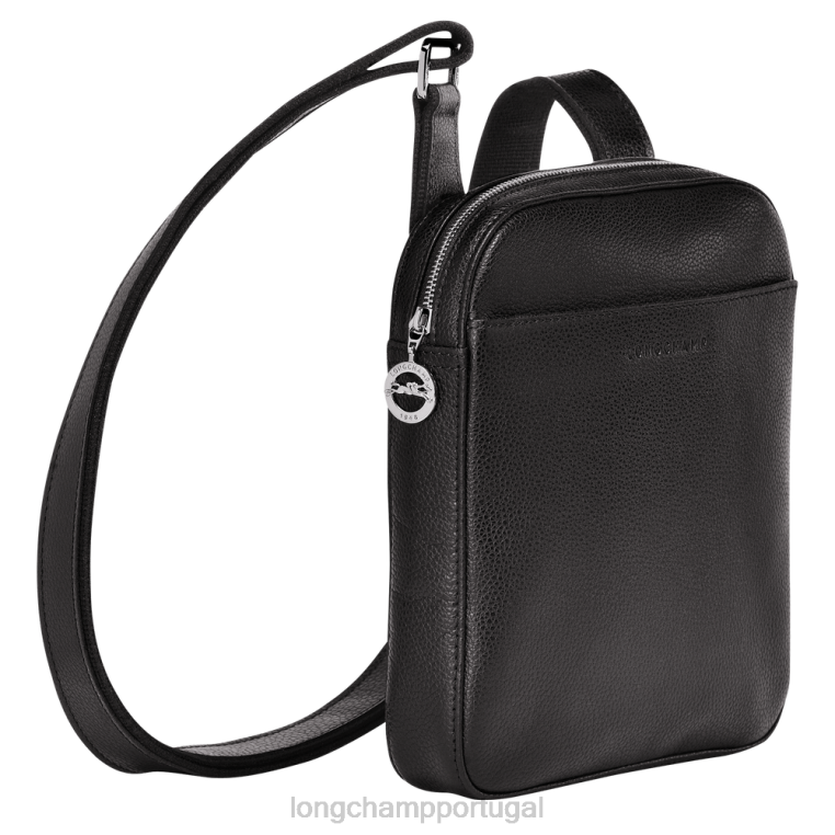 bolsas preto H88N1122 bolsa tiracolo le foulonne homens Longchamp