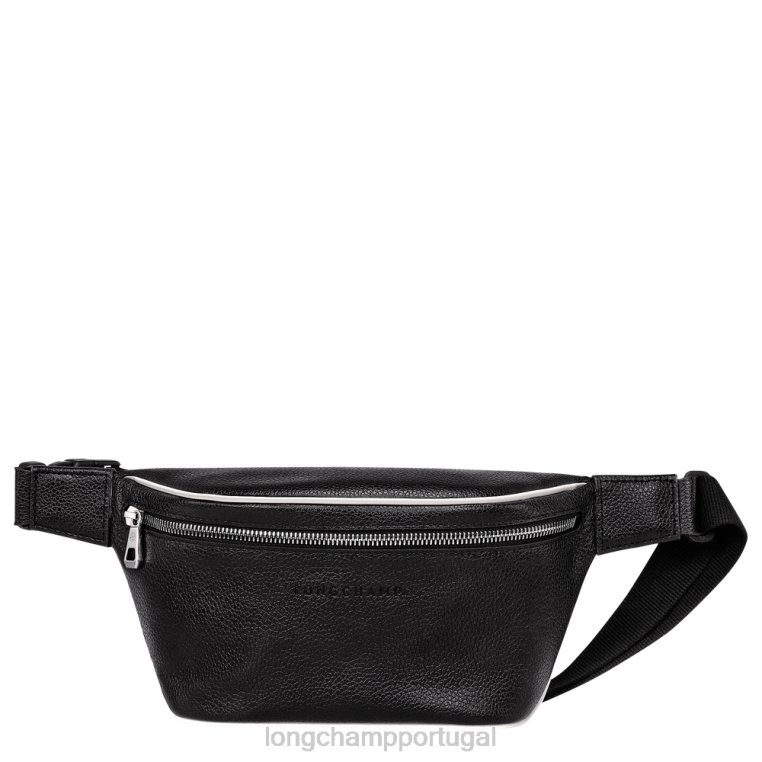 bolsas Preto branco H88N460 bolsa de cinto le foulonne homens Longchamp