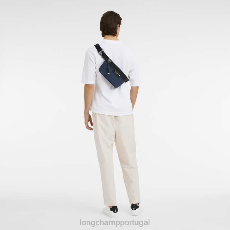 bolsas marinha H88N462 le pliage bolsa de cinto de energia homens Longchamp