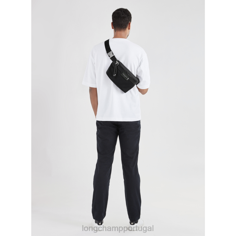bolsas preto H88N461 le pliage bolsa de cinto de energia homens Longchamp