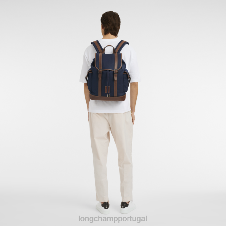 bolsas azul H88N1104 mochila boxford homens Longchamp