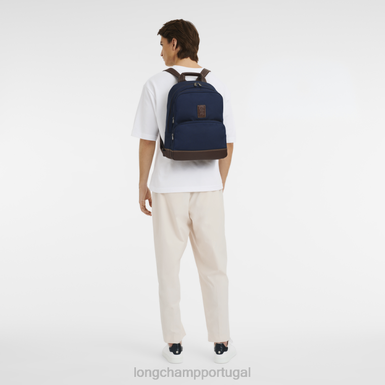 bolsas azul H88N1106 mochila boxford homens Longchamp