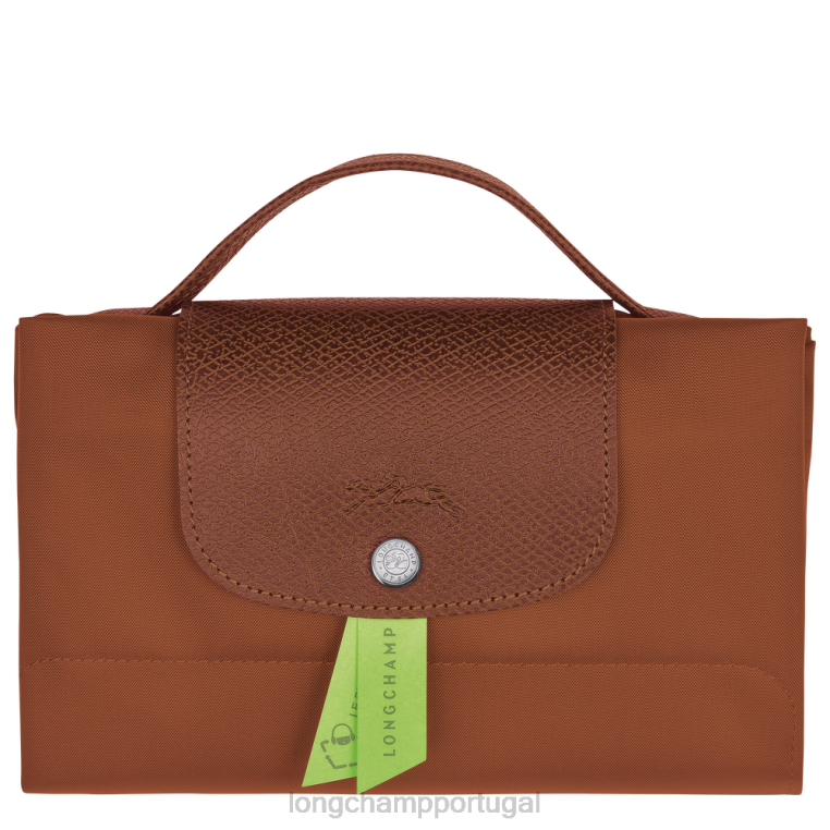 bolsas conhaque H88N494 pasta de documentos le pliage verde homens Longchamp