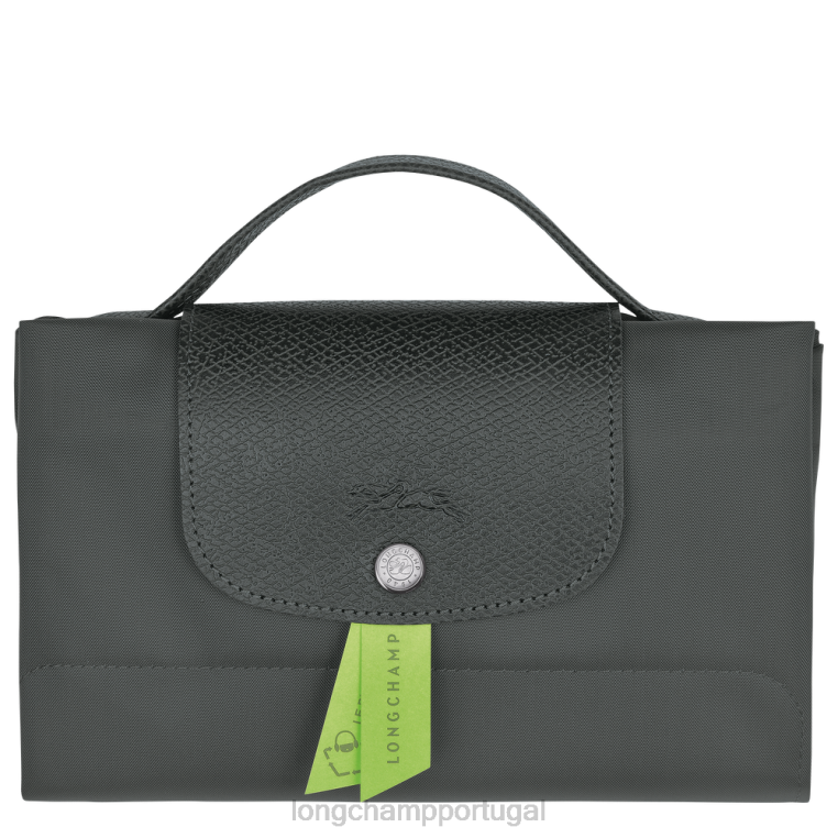 bolsas grafite H88N495 pasta de documentos le pliage verde homens Longchamp