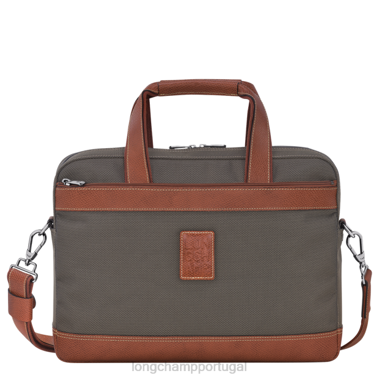 bolsas marrom H88N1094 pasta boxford homens Longchamp