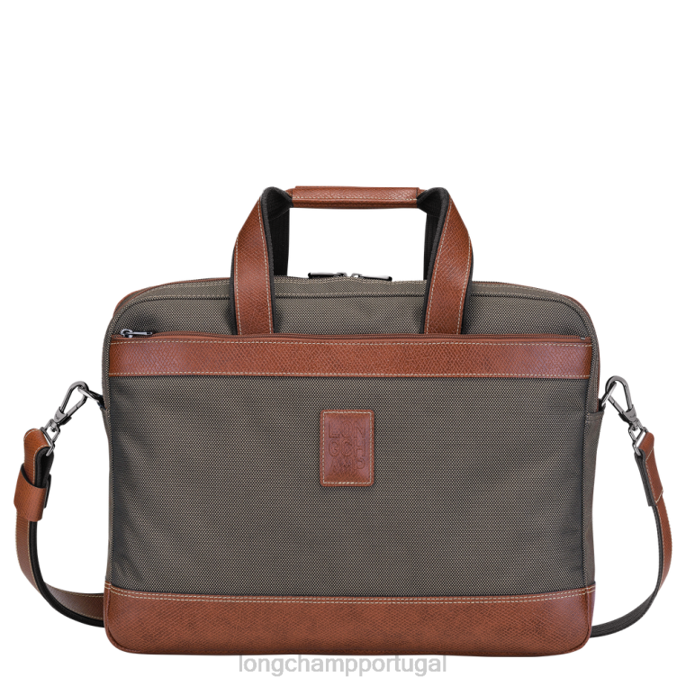 bolsas marrom H88N1097 pasta boxford homens Longchamp