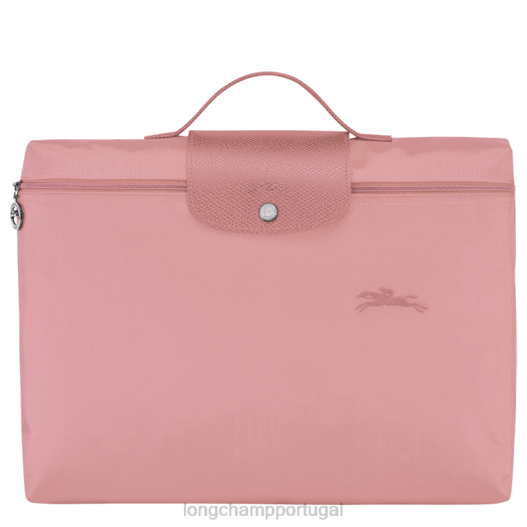 bolsas pétala rosa H88N498 pasta de documentos le pliage verde homens Longchamp