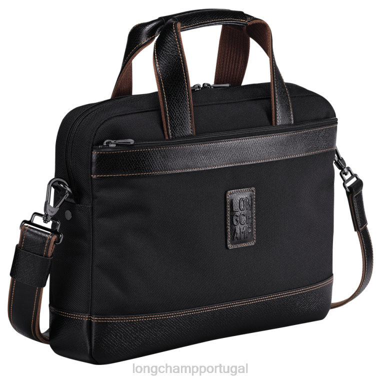 bolsas preto H88N1093 pasta boxford homens Longchamp