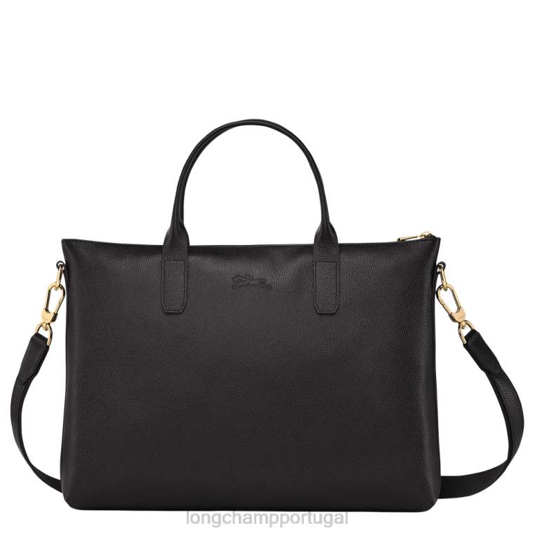 bolsas preto H88N467 maleta le foulonne homens Longchamp