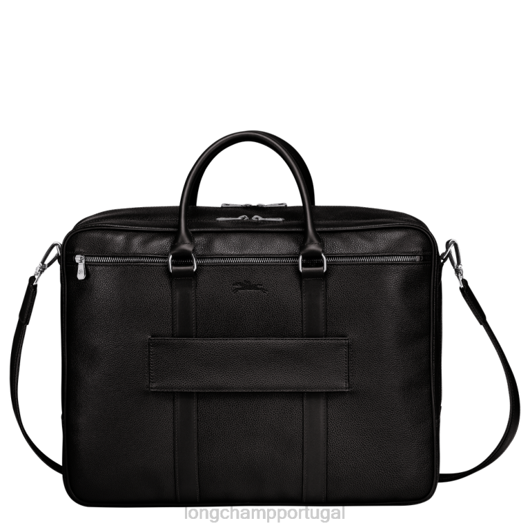 bolsas preto H88N481 maleta le foulonne homens Longchamp