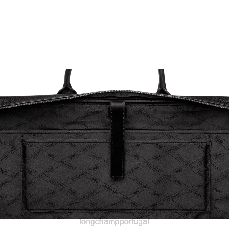 bolsas preto H88N481 maleta le foulonne homens Longchamp