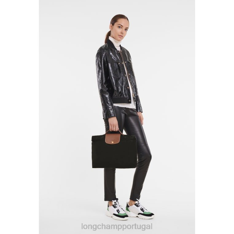 bolsas preto H88N485 maleta original le pliage homens Longchamp