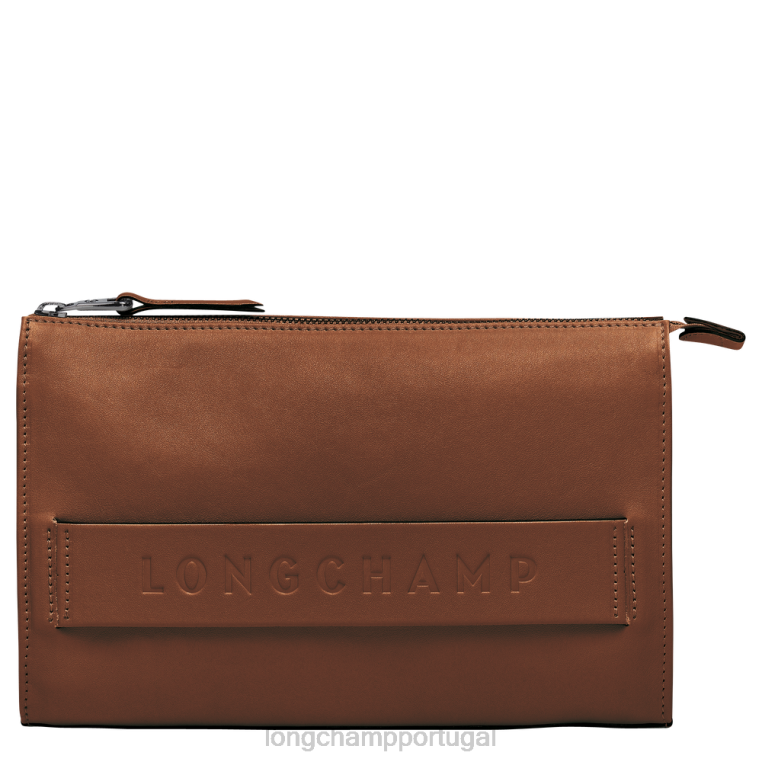 artigos de couro conhaque H88N723 bolsa 3d homens Longchamp