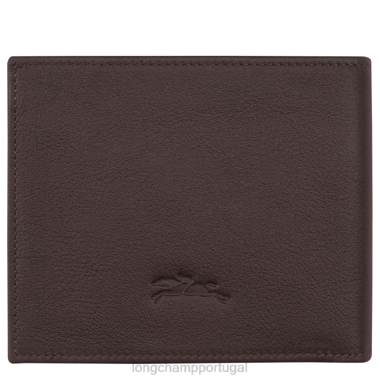 artigos de couro café H88N1128 carteira sur seine homens Longchamp