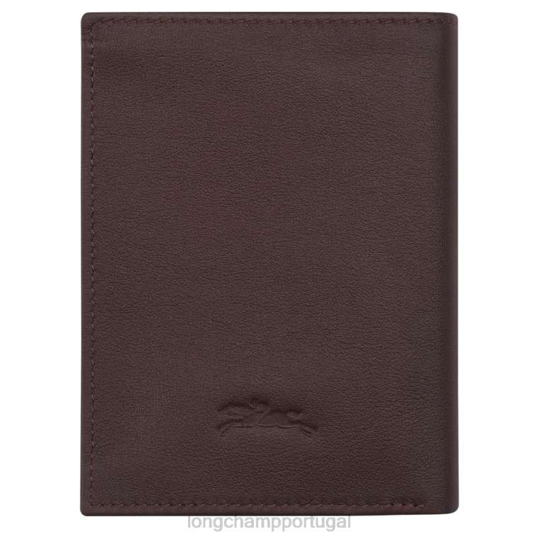 artigos de couro café H88N1130 carteira sur seine homens Longchamp
