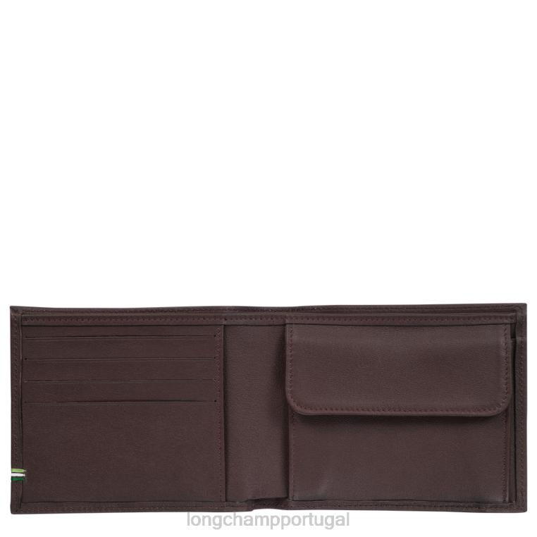 artigos de couro café H88N1131 carteira sur seine homens Longchamp