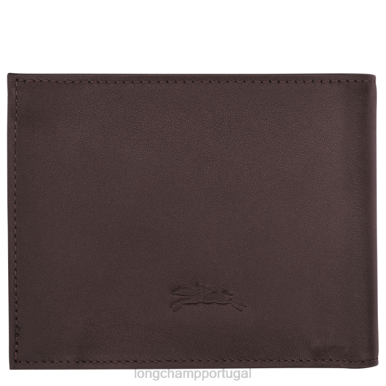artigos de couro café H88N1131 carteira sur seine homens Longchamp