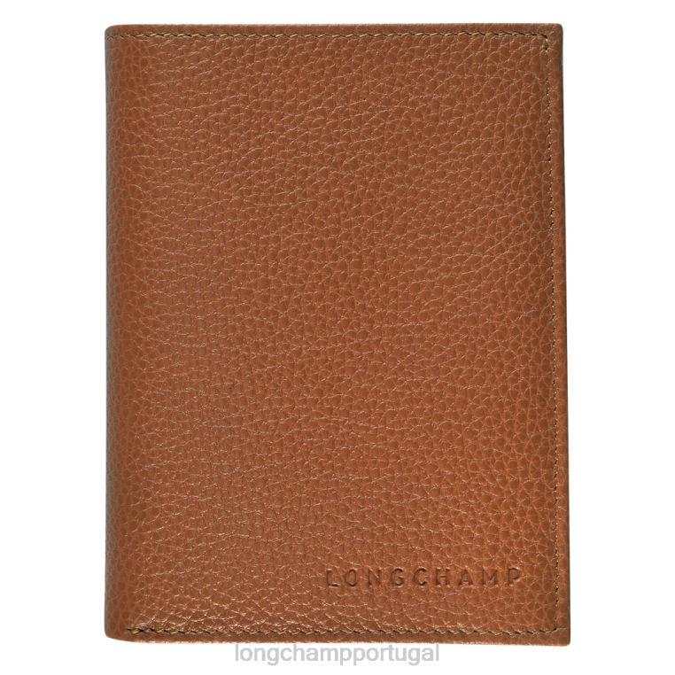 artigos de couro caramelo H88N632 carteira le foulonne homens Longchamp