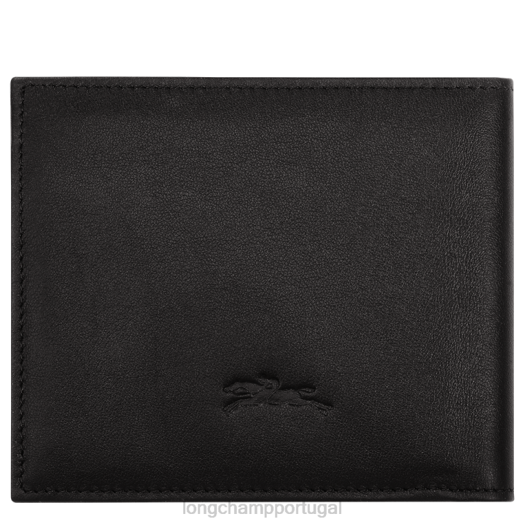 artigos de couro preto H88N1127 carteira sur seine homens Longchamp