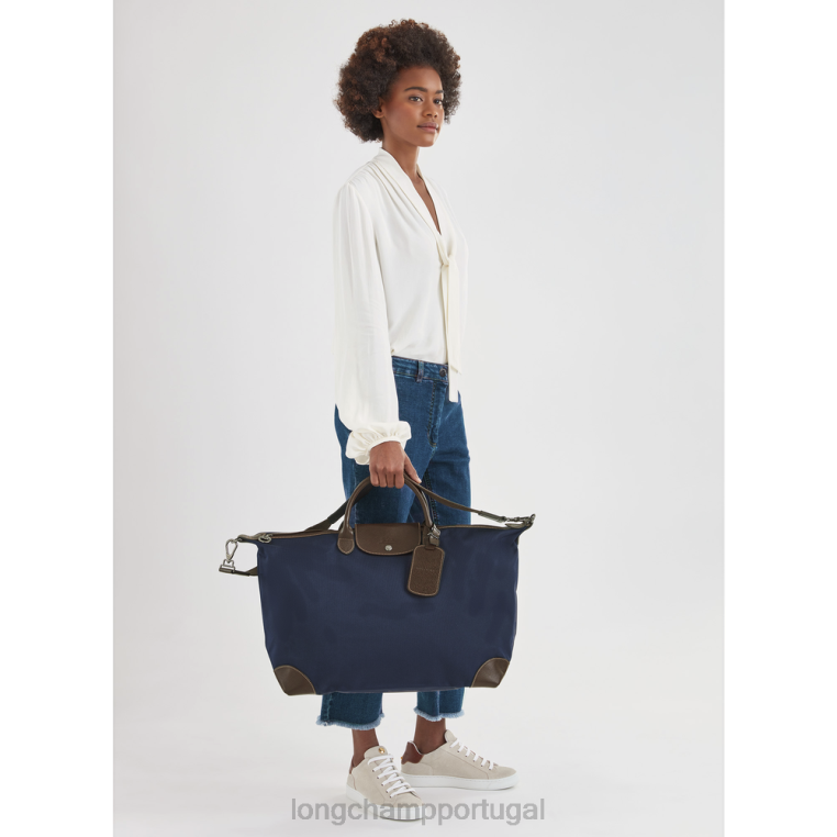 bolsas azul H88N770 bolsa de viagem boxford homens Longchamp