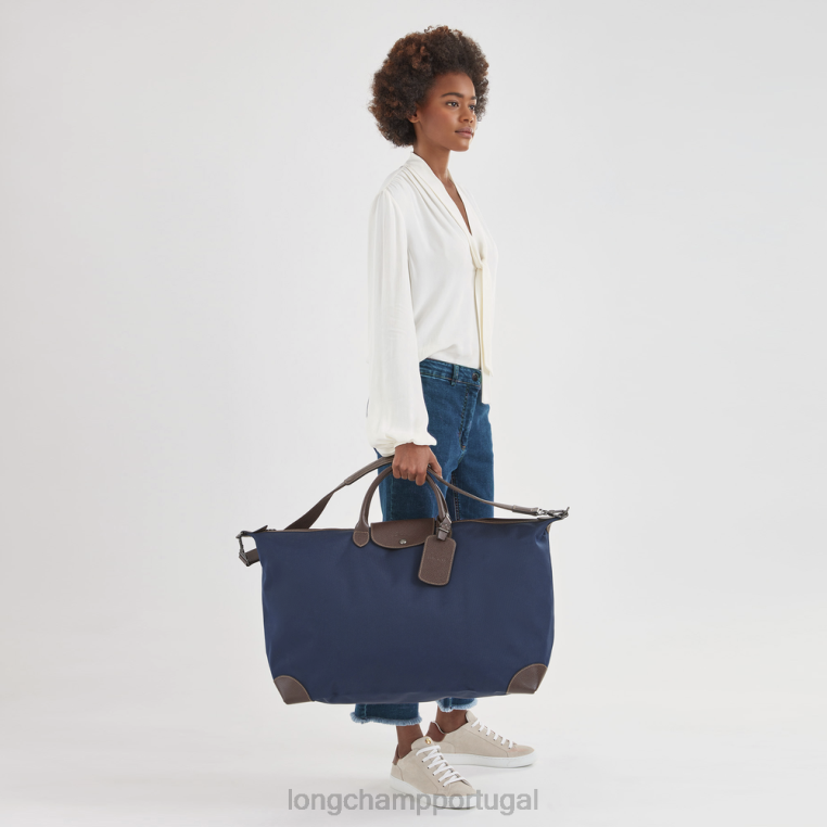 bolsas azul H88N773 bolsa de viagem boxford homens Longchamp