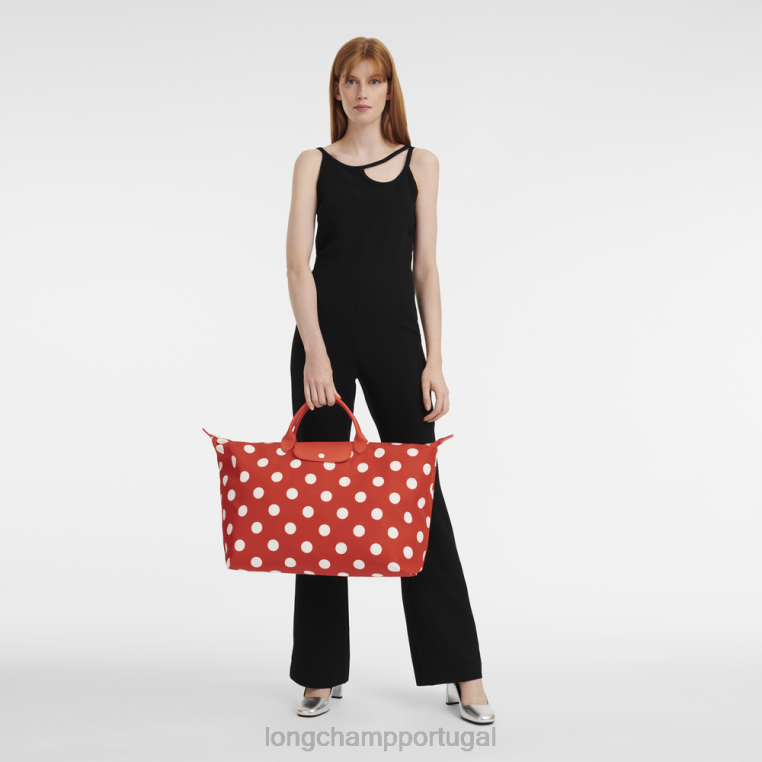 bolsas laranja H88N782 bolsa de viagem coleção le pliage homens Longchamp