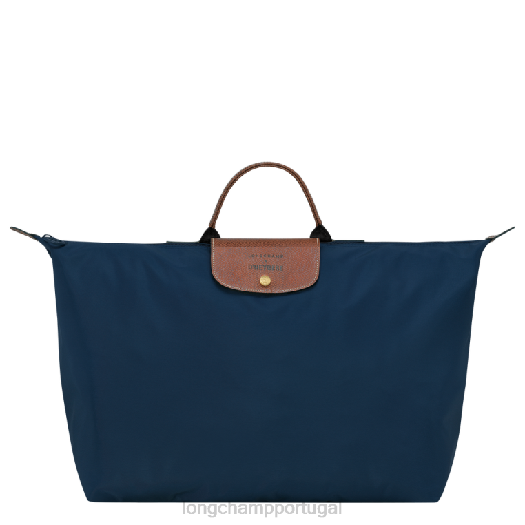 bolsas marinha H88N835 bolsa/mochila de viagem homens Longchamp X D'heygere bolsas marinha H88N835 bolsa/mochila de viagem homens Longchamp X D'heygere