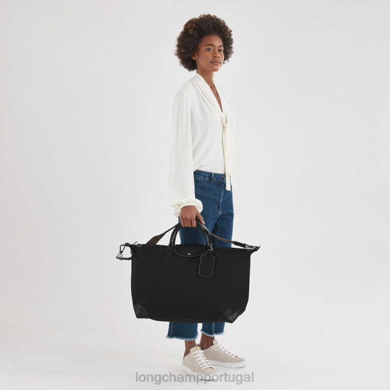 bolsas preto H88N768 bolsa de viagem boxford homens Longchamp