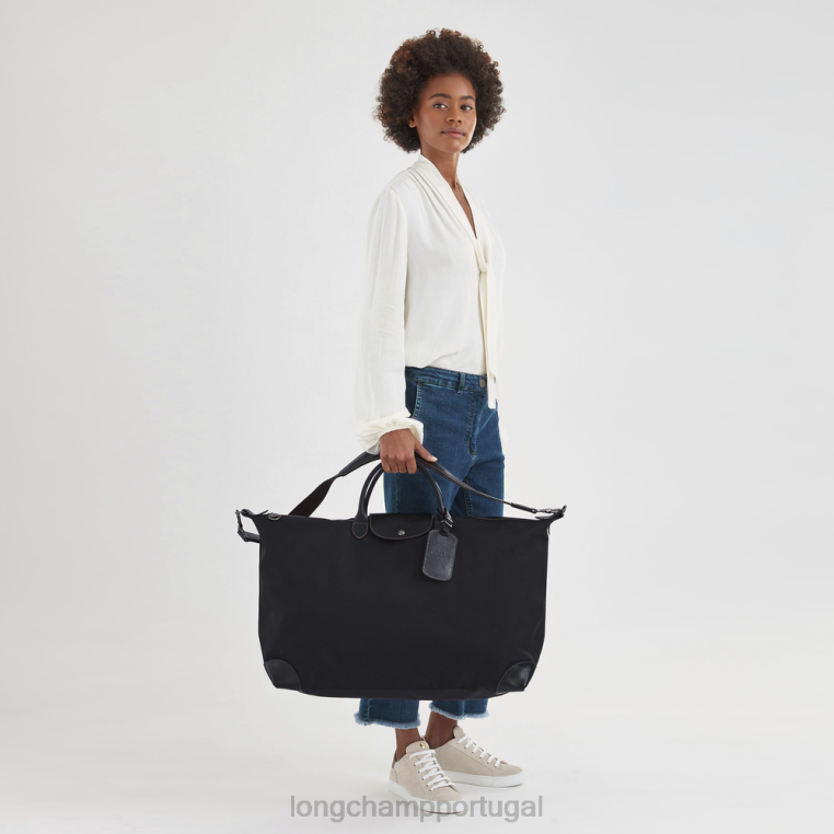 bolsas preto H88N771 bolsa de viagem boxford homens Longchamp