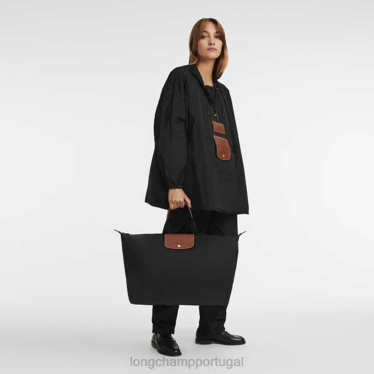 bolsas preto H88N832 bolsa/mochila de viagem homens Longchamp X D'heygere