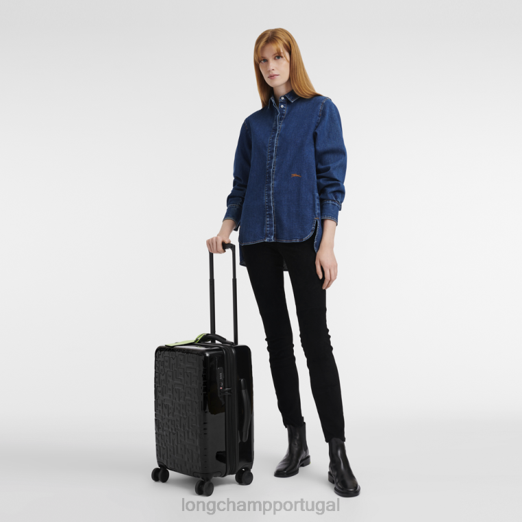 bolsas preto H88N842 mala de viagem lgp homens Longchamp