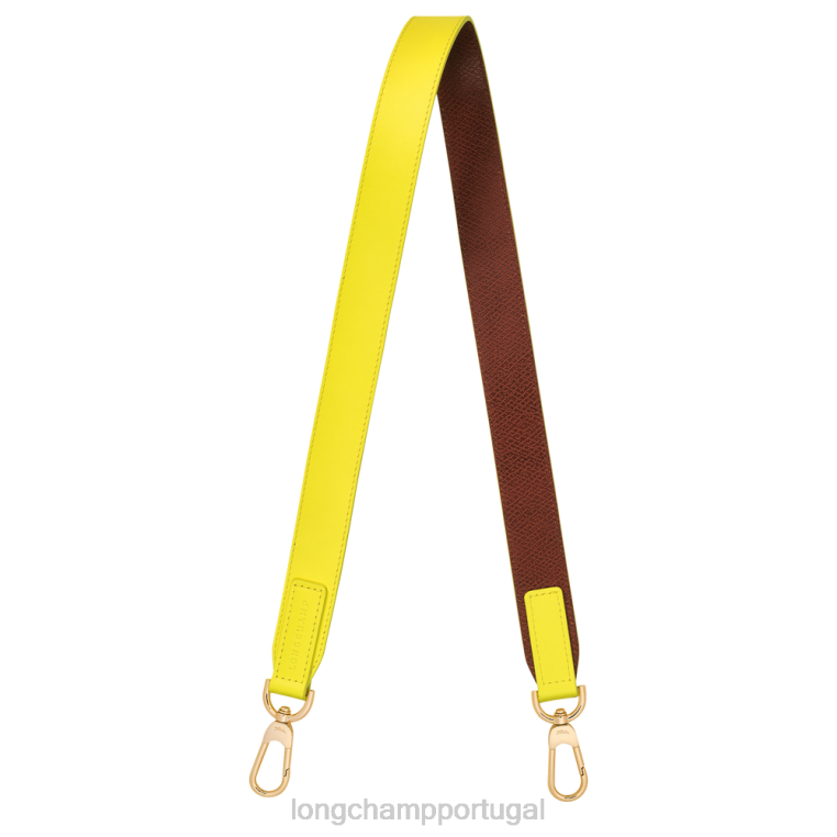 acessórios limão/marrom H88N1081 alça de ombro box-trot mulheres Longchamp