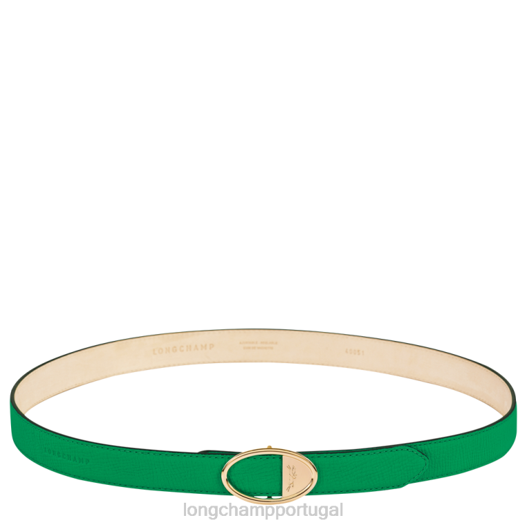 acessórios grama/luz verde H88N924 cinto de caixa de correio mulheres Longchamp