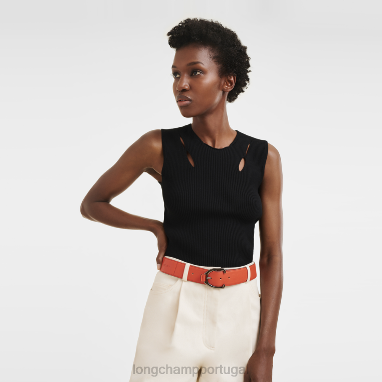 acessórios laranja H88N948 cinto 3d mulheres Longchamp