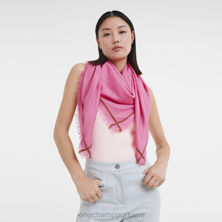 acessórios doce H88N980 xale coleção primavera/verão 2023 mulheres Longchamp