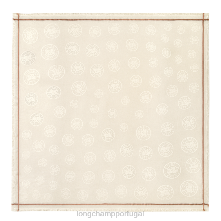 acessórios marfim H88N976 xale coleção primavera/verão 2023 mulheres Longchamp